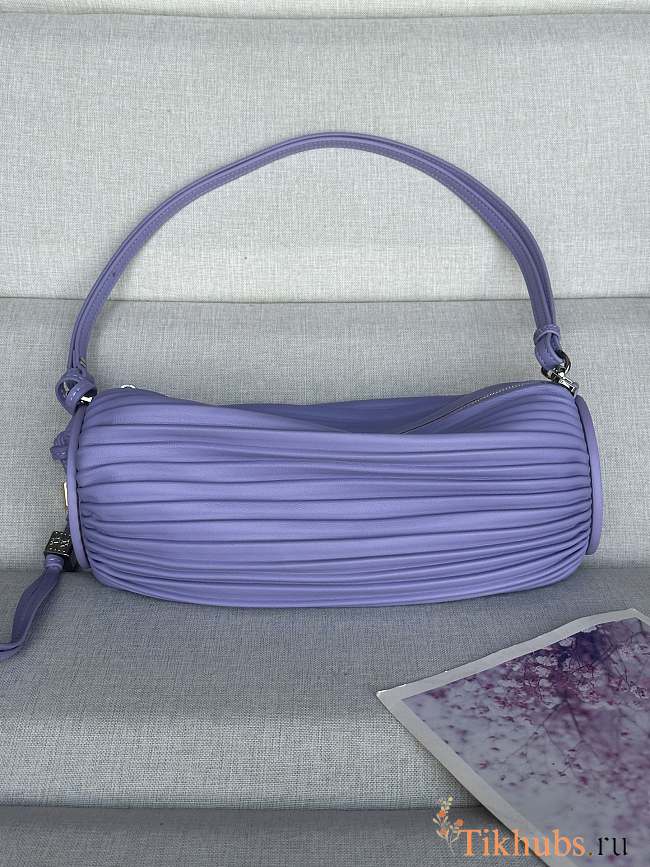 Loewe Bracelet Pouch Bag Purple 25x10x10cm - 1