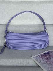 Loewe Bracelet Pouch Bag Purple 25x10x10cm - 1