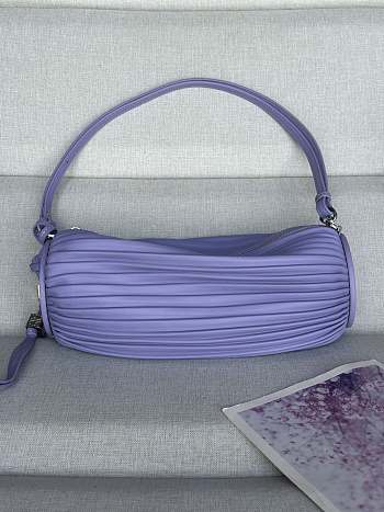 Loewe Bracelet Pouch Bag Purple 25x10x10cm