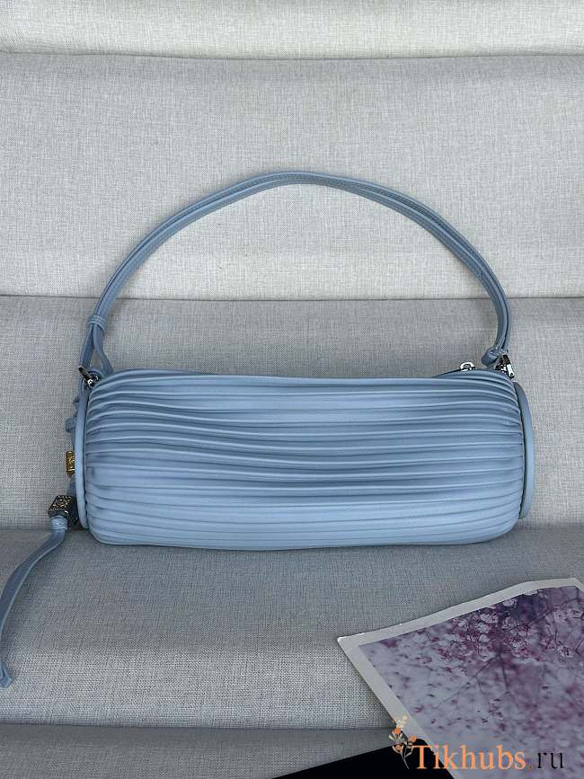 Loewe Bracelet Pouch Bag Blue 25x10x10cm - 1