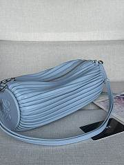 Loewe Bracelet Pouch Bag Blue 25x10x10cm - 5