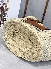 Loewe Basket Bag Palm Leaf Brown 40x26.5x16cm - 4
