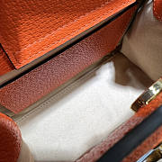 Gucci Diana Mini Tote Bag Orange 20x16x10cm - 6