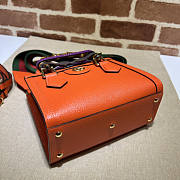 Gucci Diana Mini Tote Bag Orange 20x16x10cm - 5