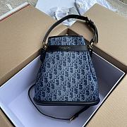 Dior Medium C'est Denim Blue Bag 24x10x24.5cm - 2