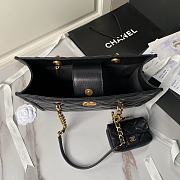 Chanel Shopping Tote Bag Black Caviar Gold 24x30.5cm - 5