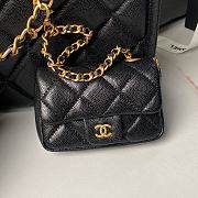 Chanel Shopping Tote Bag Black Caviar Gold 24x30.5cm - 2