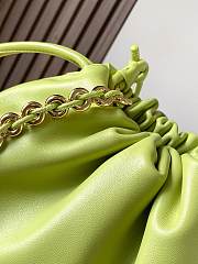 Loewe Flamenco Purse Bag Green Lambskin 30x20x10.5cm - 2