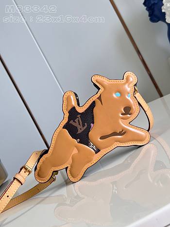 Louis Vuitton LV Dog On Strap Chocolate 23 x 16 x 4 cm