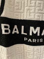 Balmain Monogrammed Bouclette Knitted Top - 4
