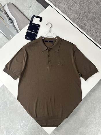 Louis Vuitton LV Brown Polo Shirt