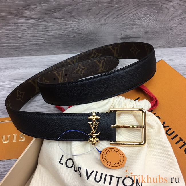 Louis Vuitton LV Bloom 30mm Black Belt - 1
