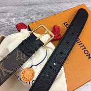 Louis Vuitton LV Bloom 30mm Black Belt - 5