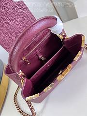 Louis Vuitton LV Capucines BB Red Wine Bag 27cm - 6