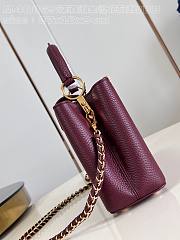 Louis Vuitton LV Capucines BB Red Wine Bag 27cm - 4