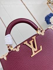Louis Vuitton LV Capucines BB Red Wine Bag 27cm - 2
