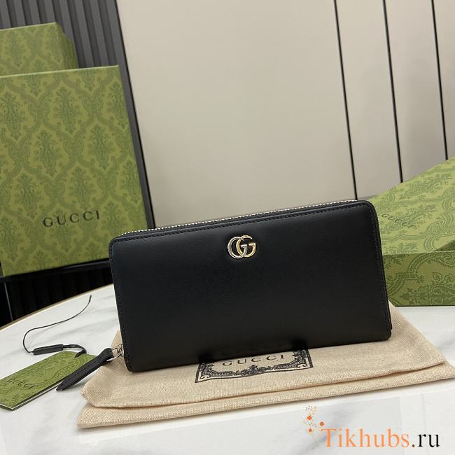 Gucci GG Marmont Long Wallet Black 19x10x2.5cm - 1