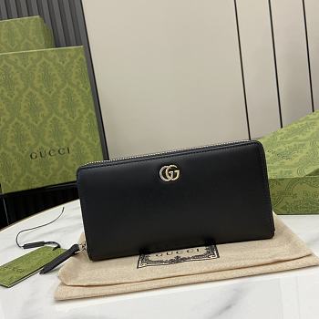 Gucci GG Marmont Long Wallet Black 19x10x2.5cm