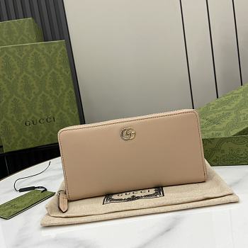 Gucci GG Marmont Long Wallet Beige 19x10x2.5cm