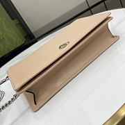 Gucci GG Marmont Chain Wallet Beige 20x12.5x4cm - 5