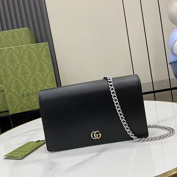 Gucci GG Marmont Chain Black Wallet 20x12.5x4cm