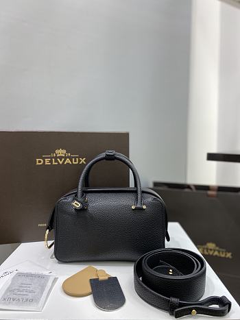 Delvaux Mini Cool Box Black Bag 22cm
