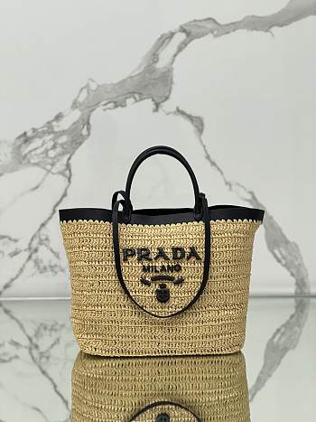 Prada Medium Crochet Leather Tote Bag 32x29x16cm