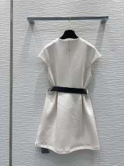 Louis Vuitton LV White Dress  - 3