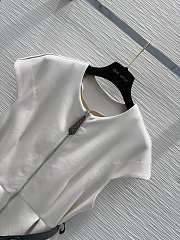 Louis Vuitton LV White Dress  - 2