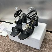 Dior Sandal Black Heel 9cm - 3