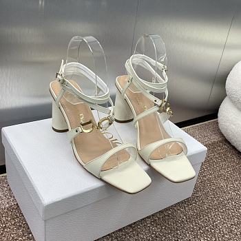 Dior Sandal White Heel 9cm