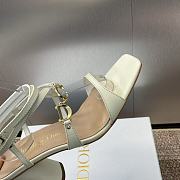 Dior Sandal White Heel 9cm - 3