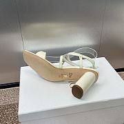 Dior Sandal White Heel 9cm - 4