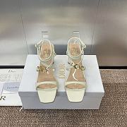 Dior Sandal White Heel 9cm - 5