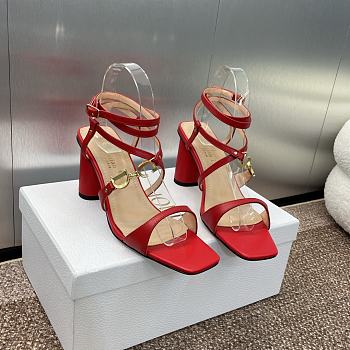 Dior Sandal Red Heel 9cm