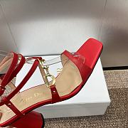 Dior Sandal Red Heel 9cm - 5