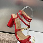 Dior Sandal Red Heel 9cm - 4