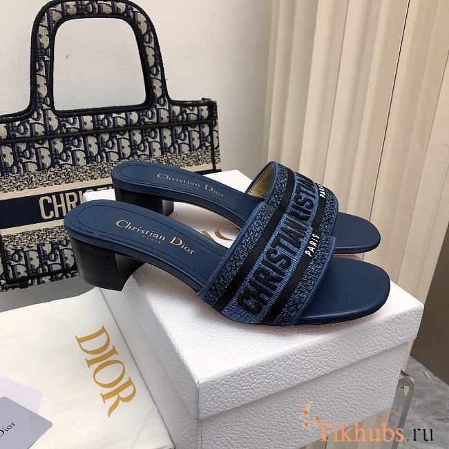 Dior Dway Heeled Blue 3.5cm - 1