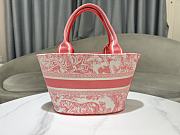 Dior Dioriviera Hat Basket Bag Candy Pink 35 x 20.5 x 11 cm - 5