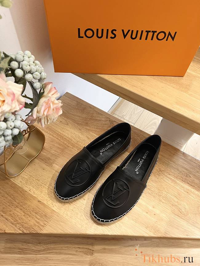 Louis Vuitton LV Espadrilles Black Flat - 1
