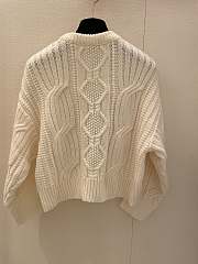 Celine White Sweater - 3