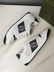 Gucci White Green Sneaker - 2