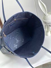 Louis Vuitton LV Neverfull MM Navy Blue 31 x 28 x 14 cm - 3