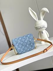 Louis Vuitton LV Mini Bumbag Denim Blue 17 x 12 x 9.5 cm - 3