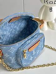 Louis Vuitton LV Mini Bumbag Denim Blue 17 x 12 x 9.5 cm - 6