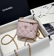 Chanel Mini Vanity Case Light Pink Lambskin 11cm - 1