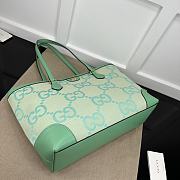 Gucci Tote Bag Green 38x28x14cm - 5