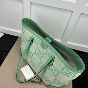 Gucci Tote Bag Green 38x28x14cm - 3