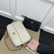 Gucci Double G Multi-use White Mini Bag 22.5x15.5x4cm - 4