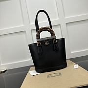 Gucci Diana Small Tote Bag Black 22x20.5x11.5cm - 1